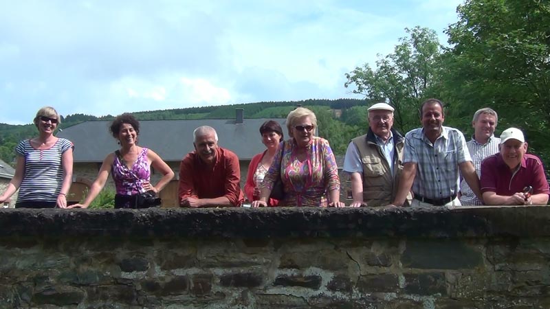 Het kruim der koersouders op weg naar de Rosier